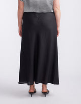 white-co_linen-slip-skirt-black-womens-clothing