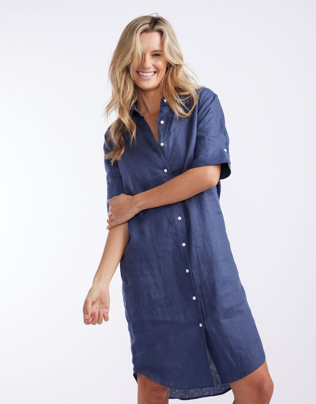 french linen dresses australia MERAKI Midi Dress