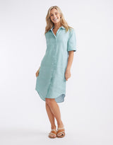 white-ftl-hettie-linen-shirt-dress-sage-womens-clothing
