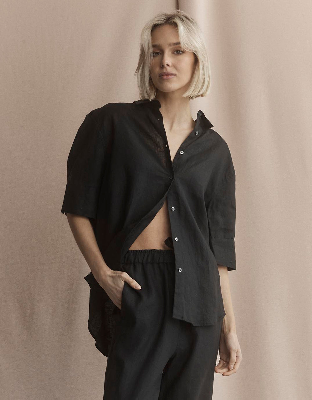 white-ftl-katie-linen-shirt-black-womens-clothing