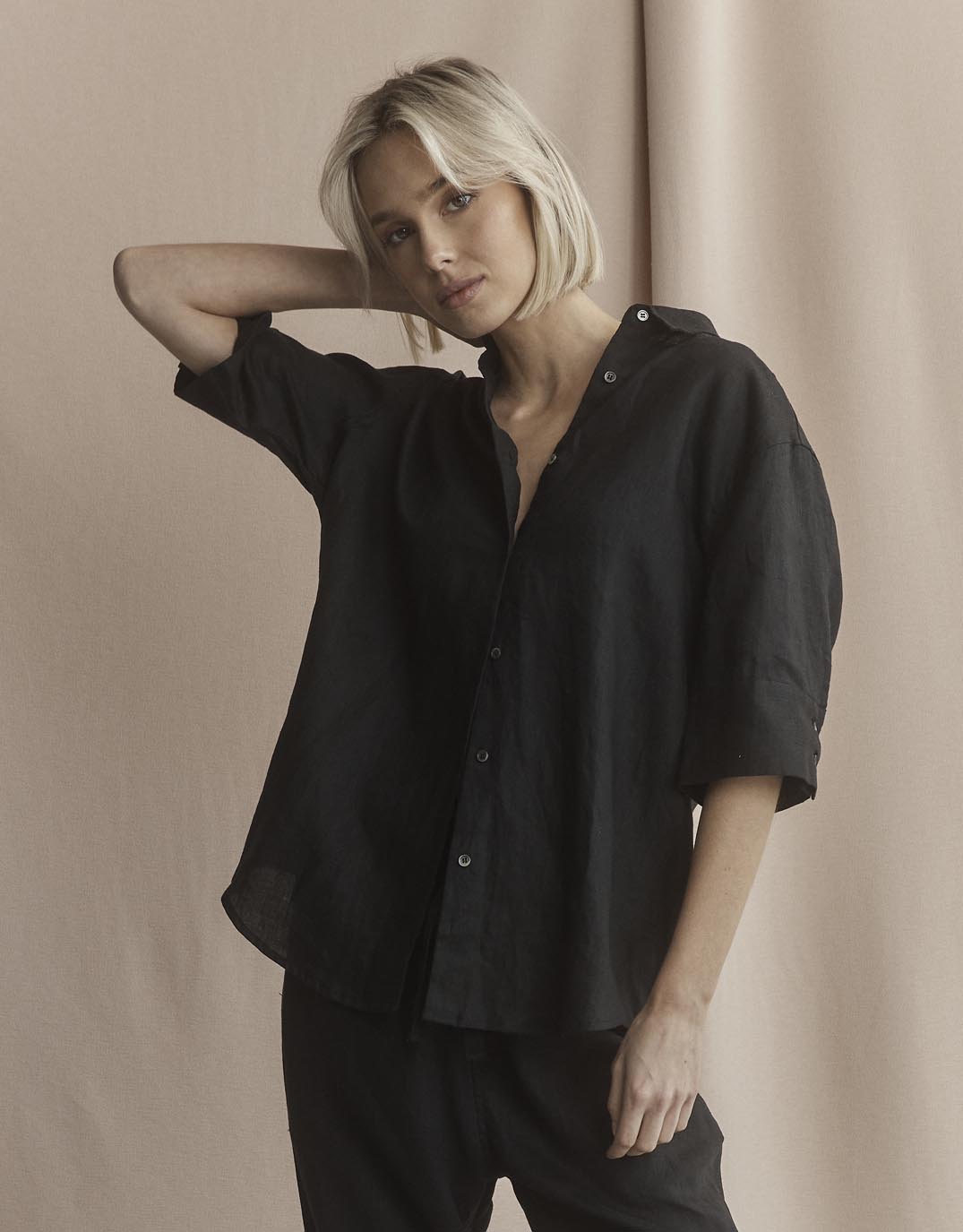 white-ftl-katie-linen-shirt-black-womens-clothing