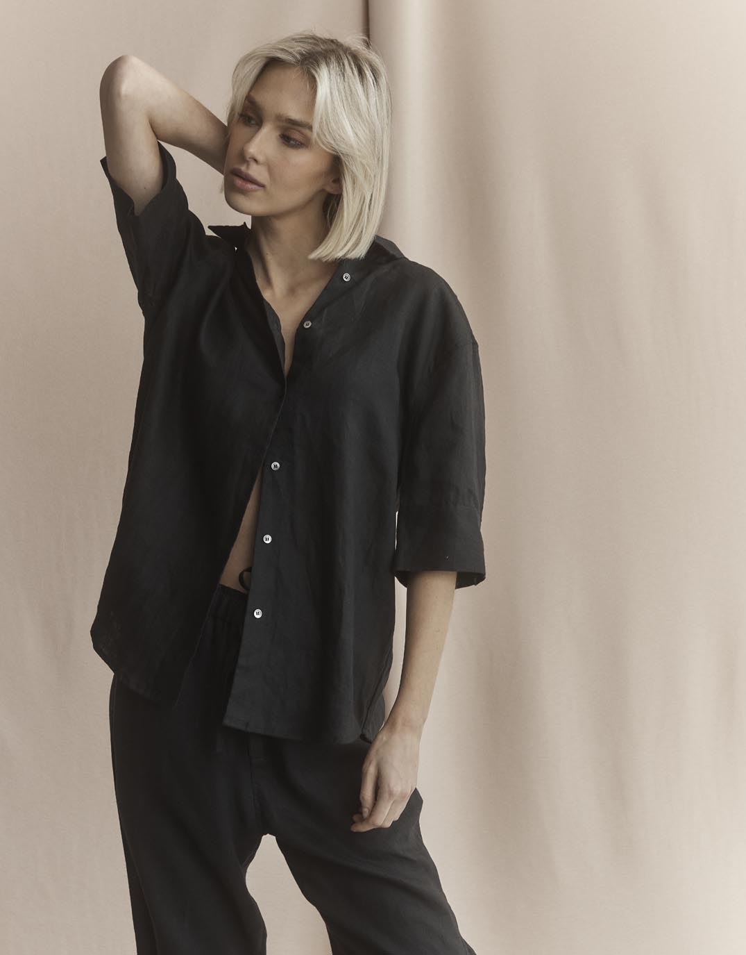 white-ftl-katie-linen-shirt-black-womens-clothing