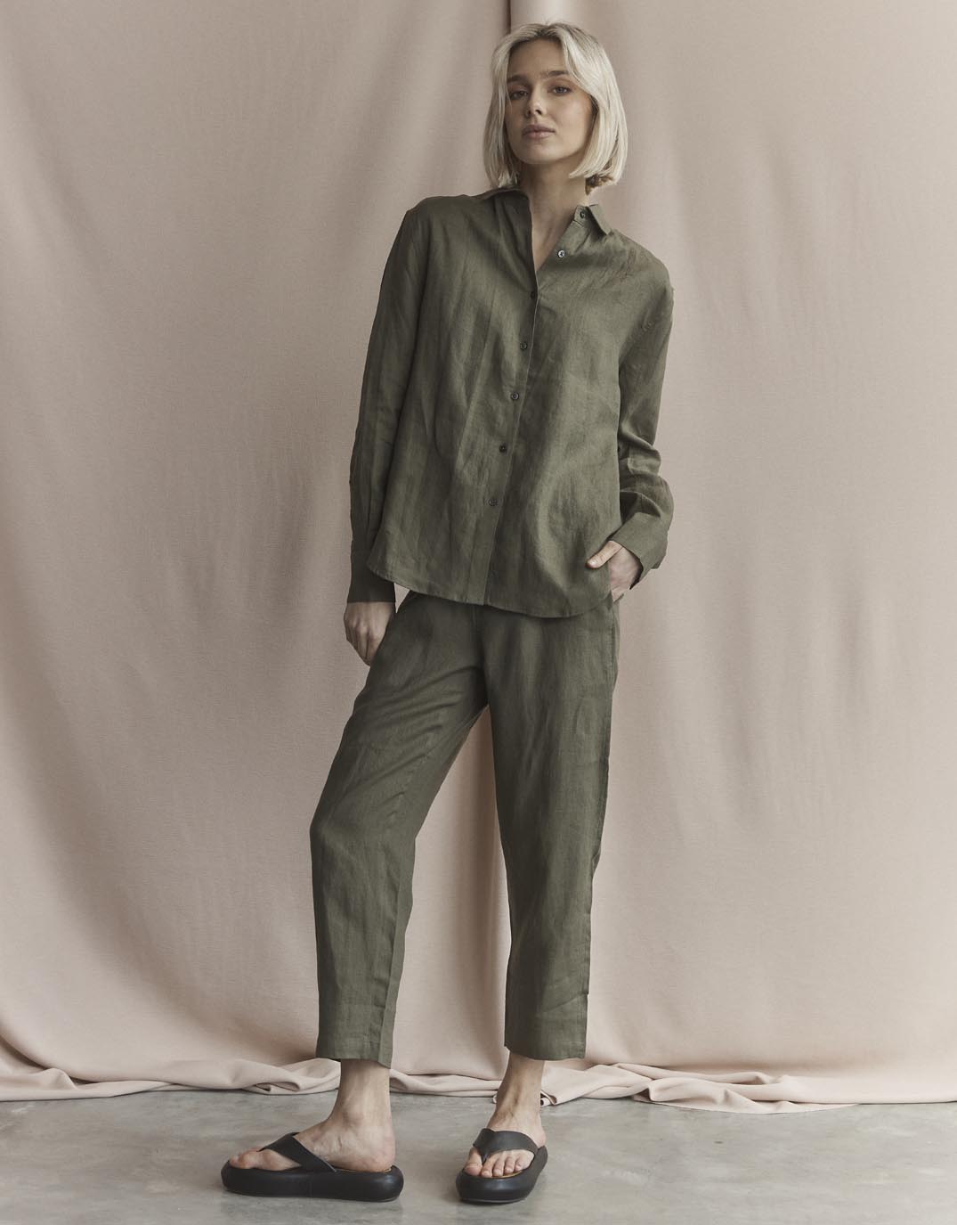 white-ftl-katie-linen-shirt-khaki-womens-clothing