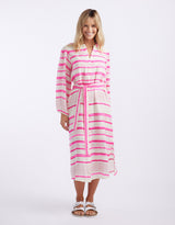 white-co-palm-island-dress-neon-pink-stripe-womens-clothing