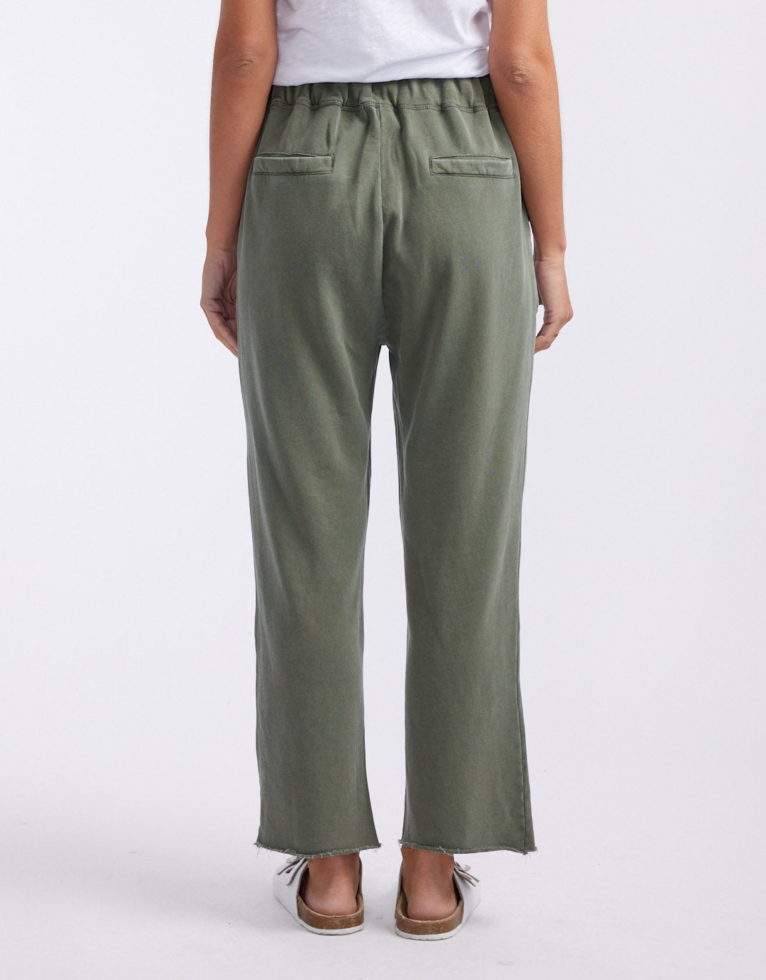 white-co-raw-edge-lounge-pant-washed-khaki-womens-clothing