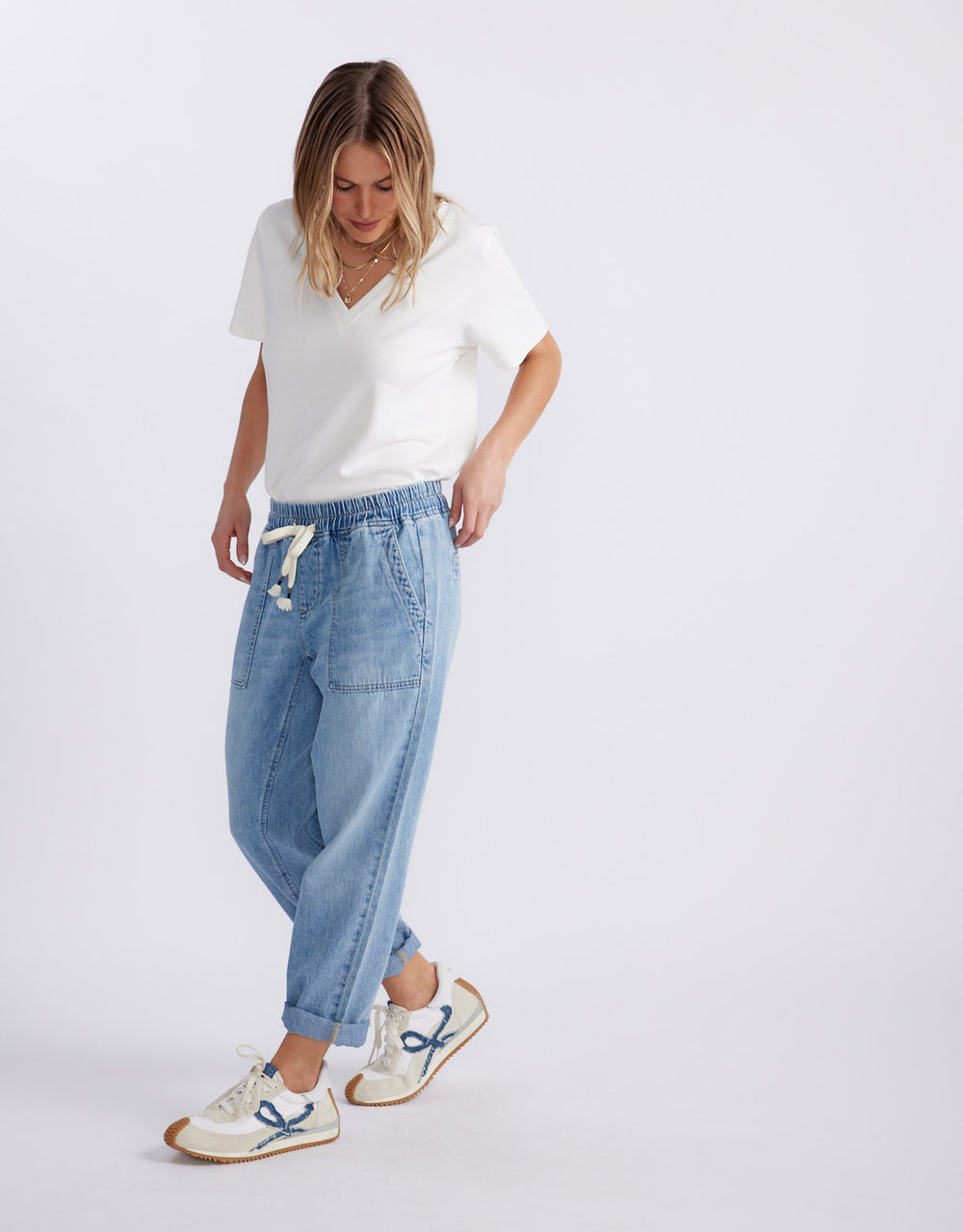 Beach Comber Pant - Mid Wash