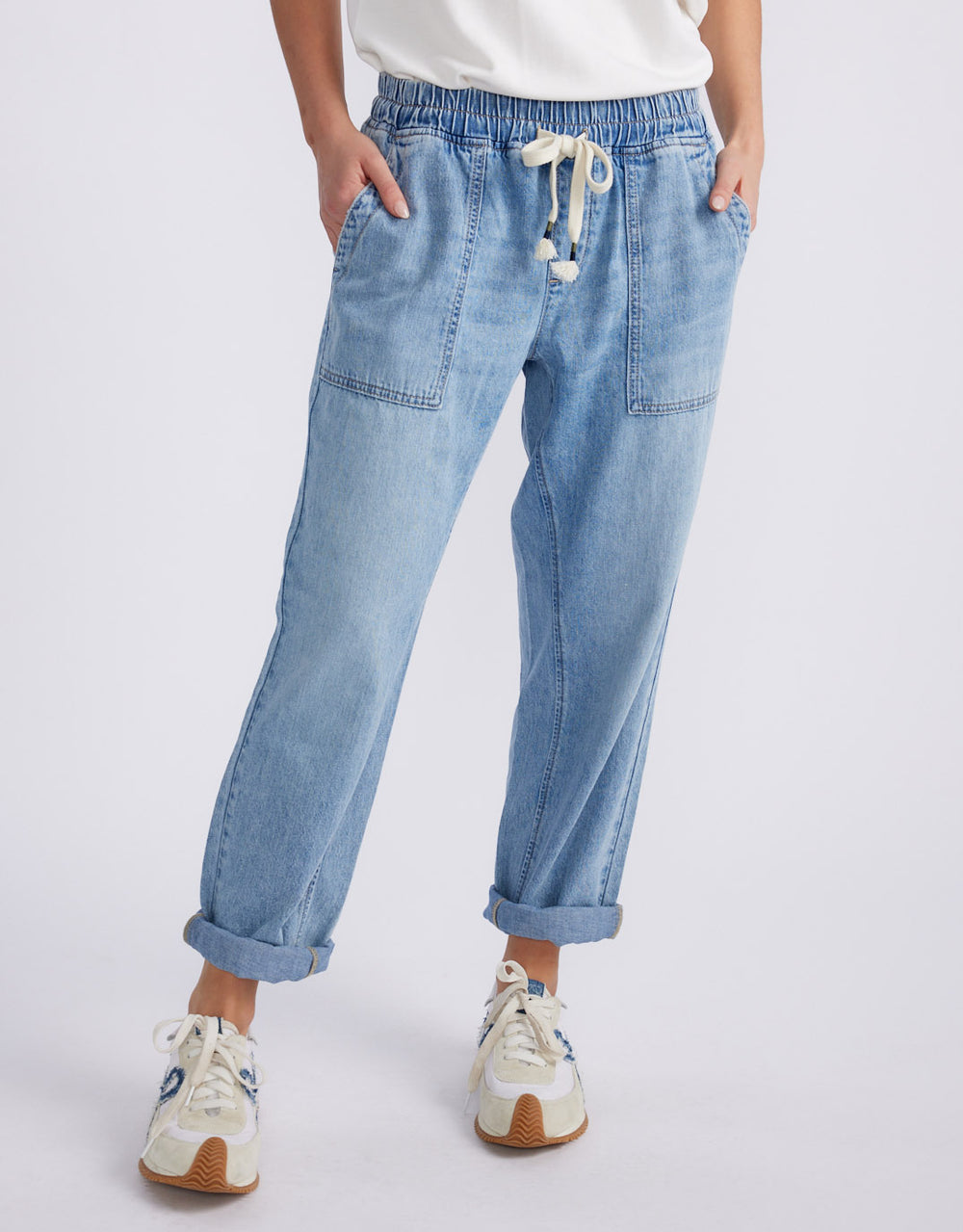 Beach Comber Pant - Mid Wash