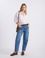 Chloe Panel Shirt - Pink