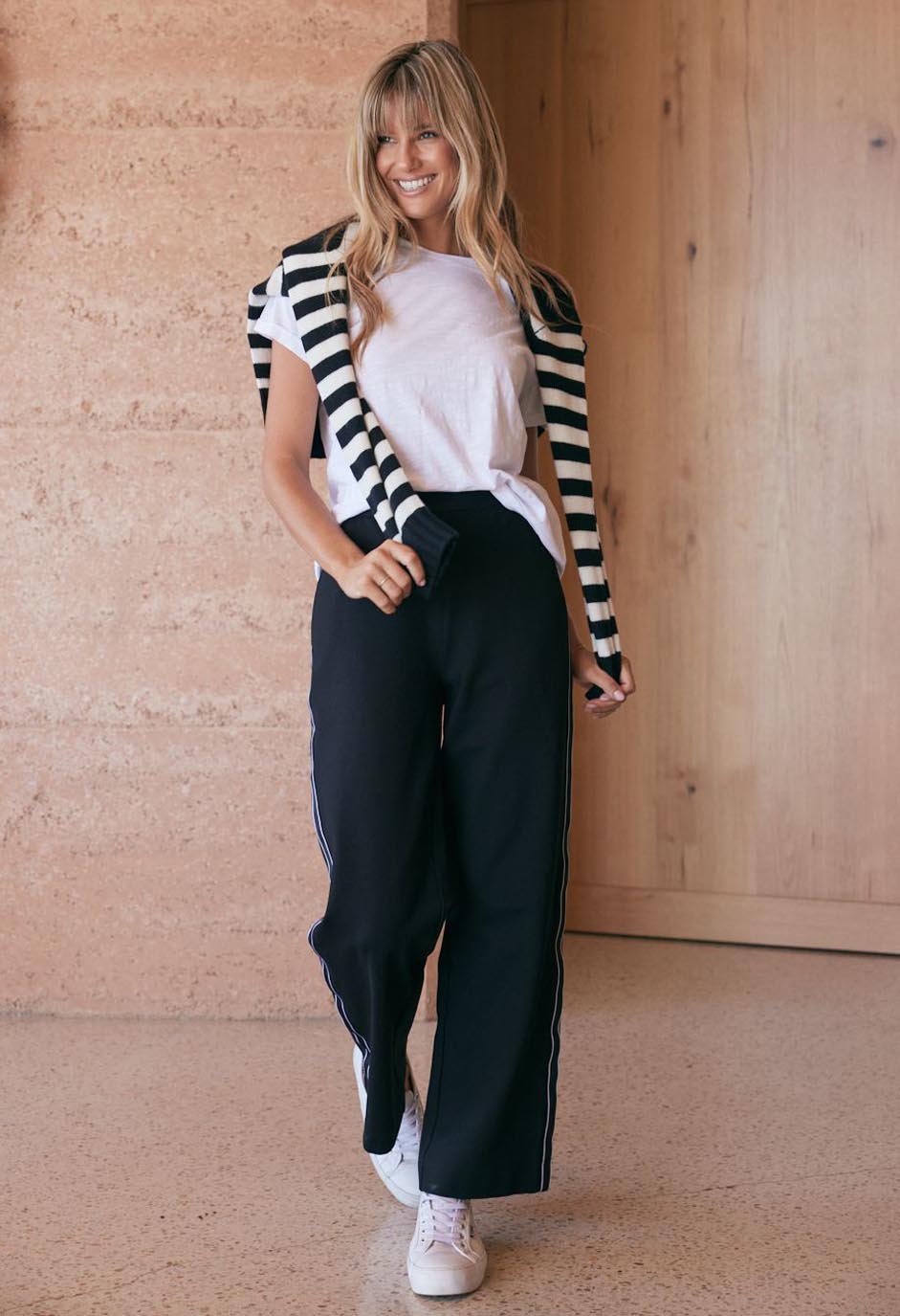 Buy Timeless Straight Leg Ponte Pant - French Tape White & Co. for Sale ...