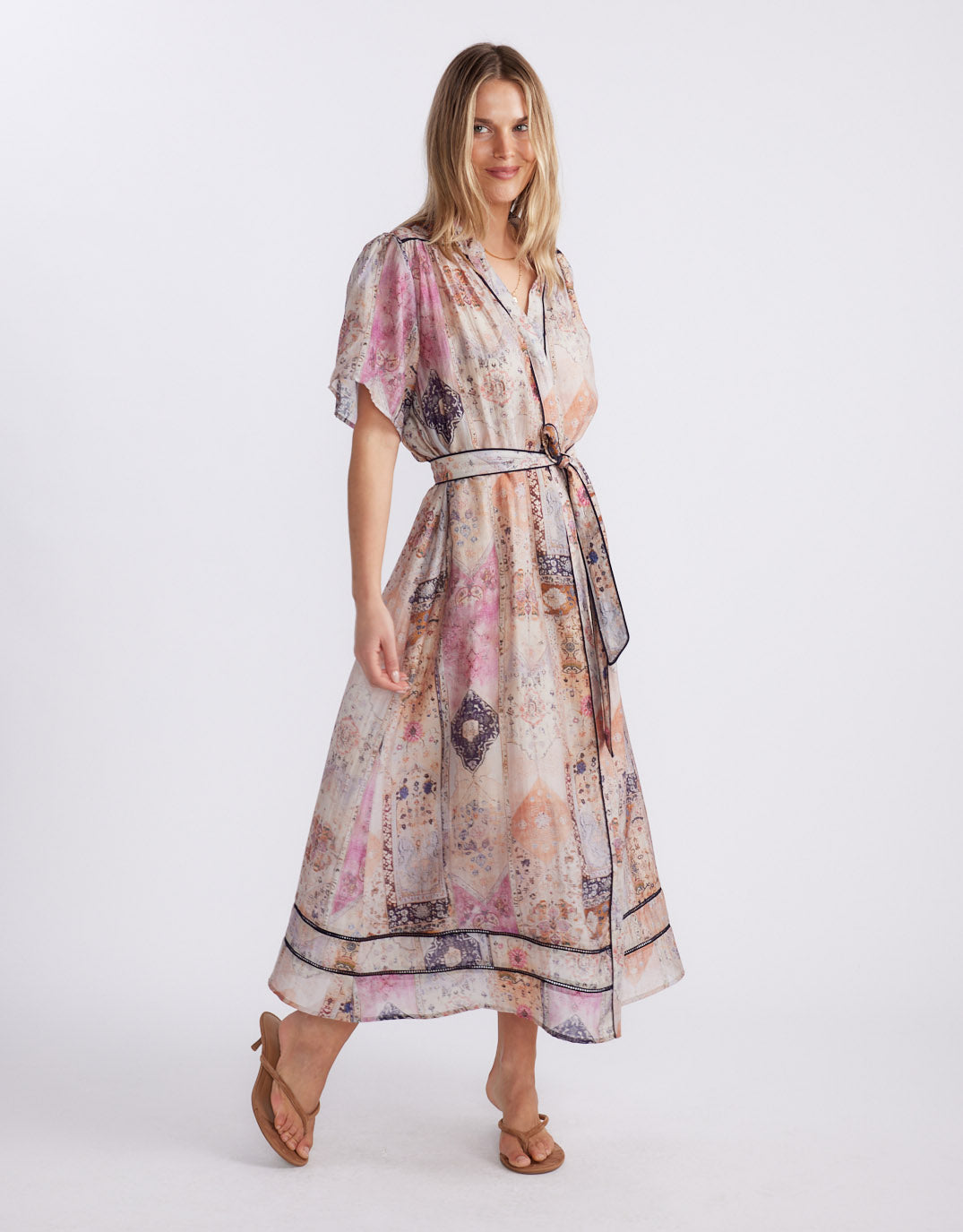 The Marrakesh Midi Dress - Mosaic