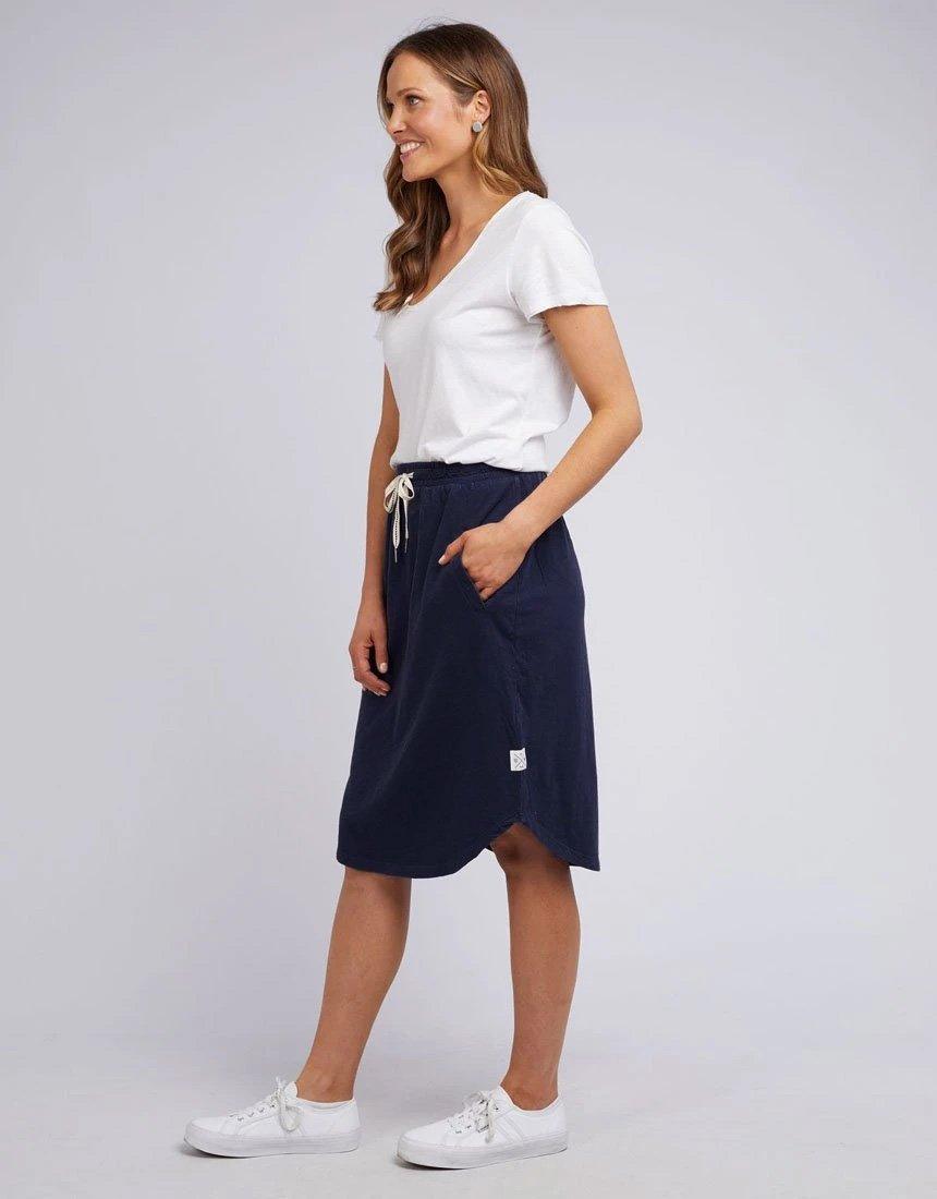 Elm - Isla Skirt - French Navy - White & Co Living Skirts