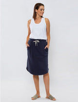 Elm - Isla Skirt - French Navy - White & Co Living Skirts