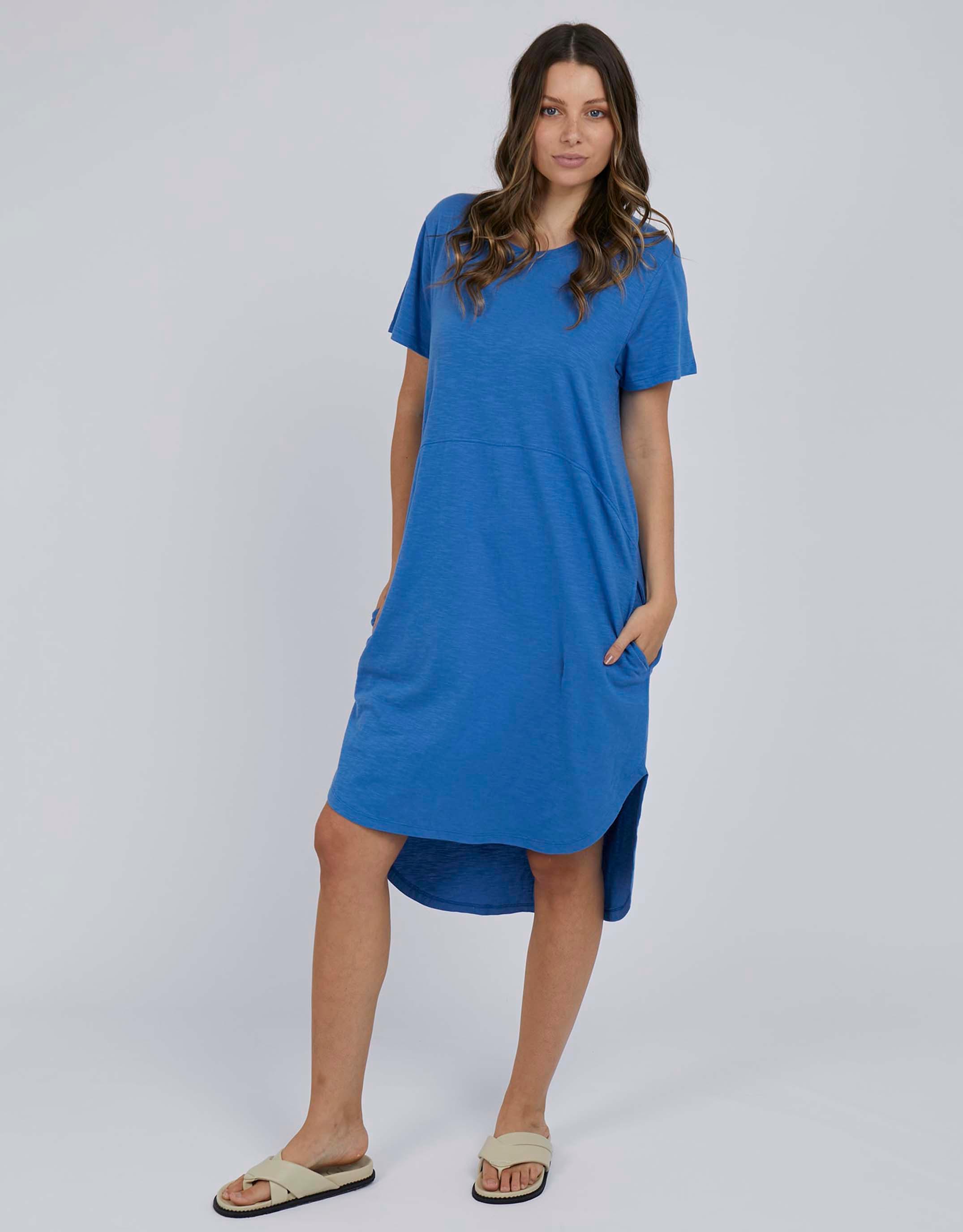 Bayley Dress - Blue - White & Co Living