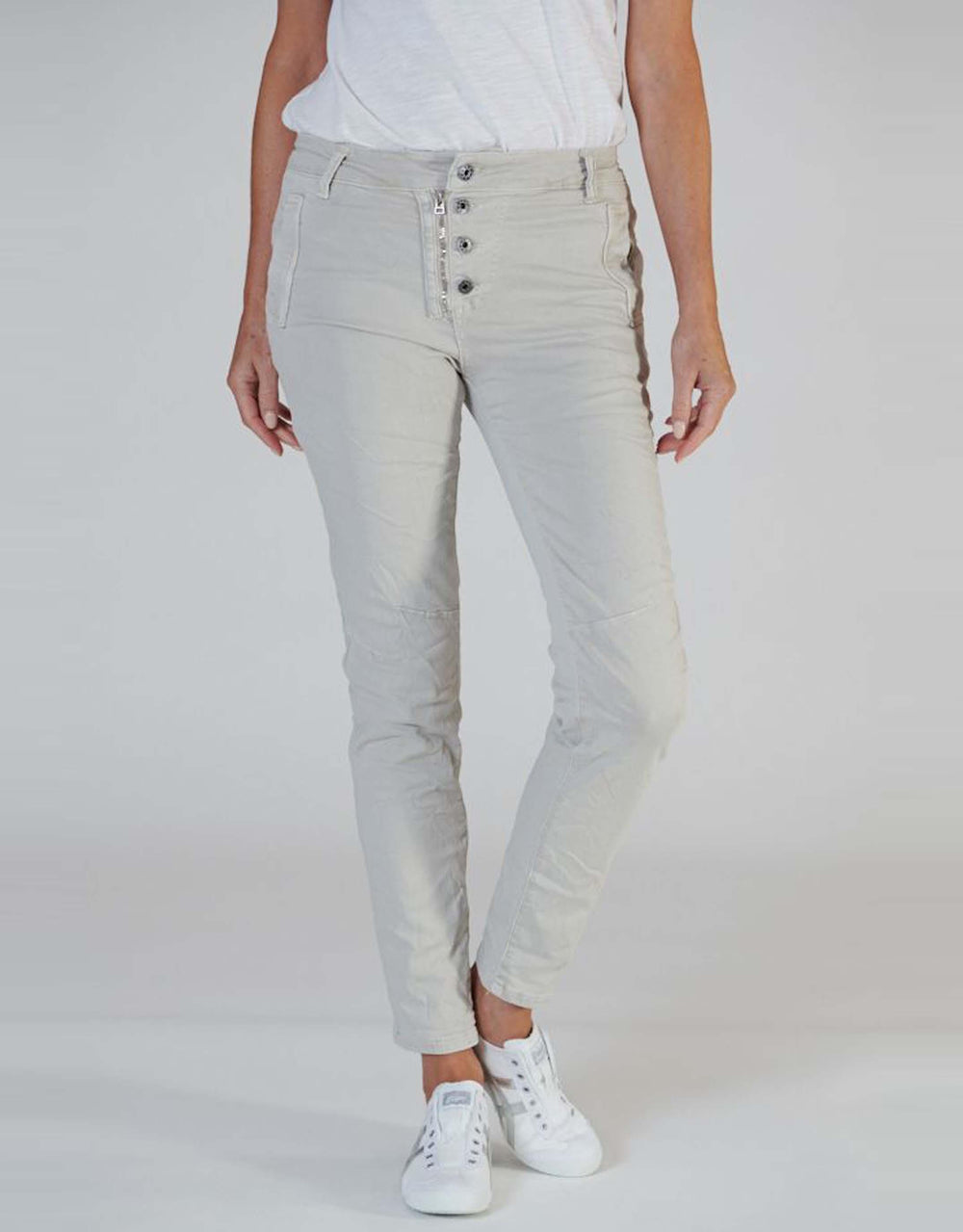 Italian Star - Italian Star Jeans - Beige - White & Co Living Jeans
