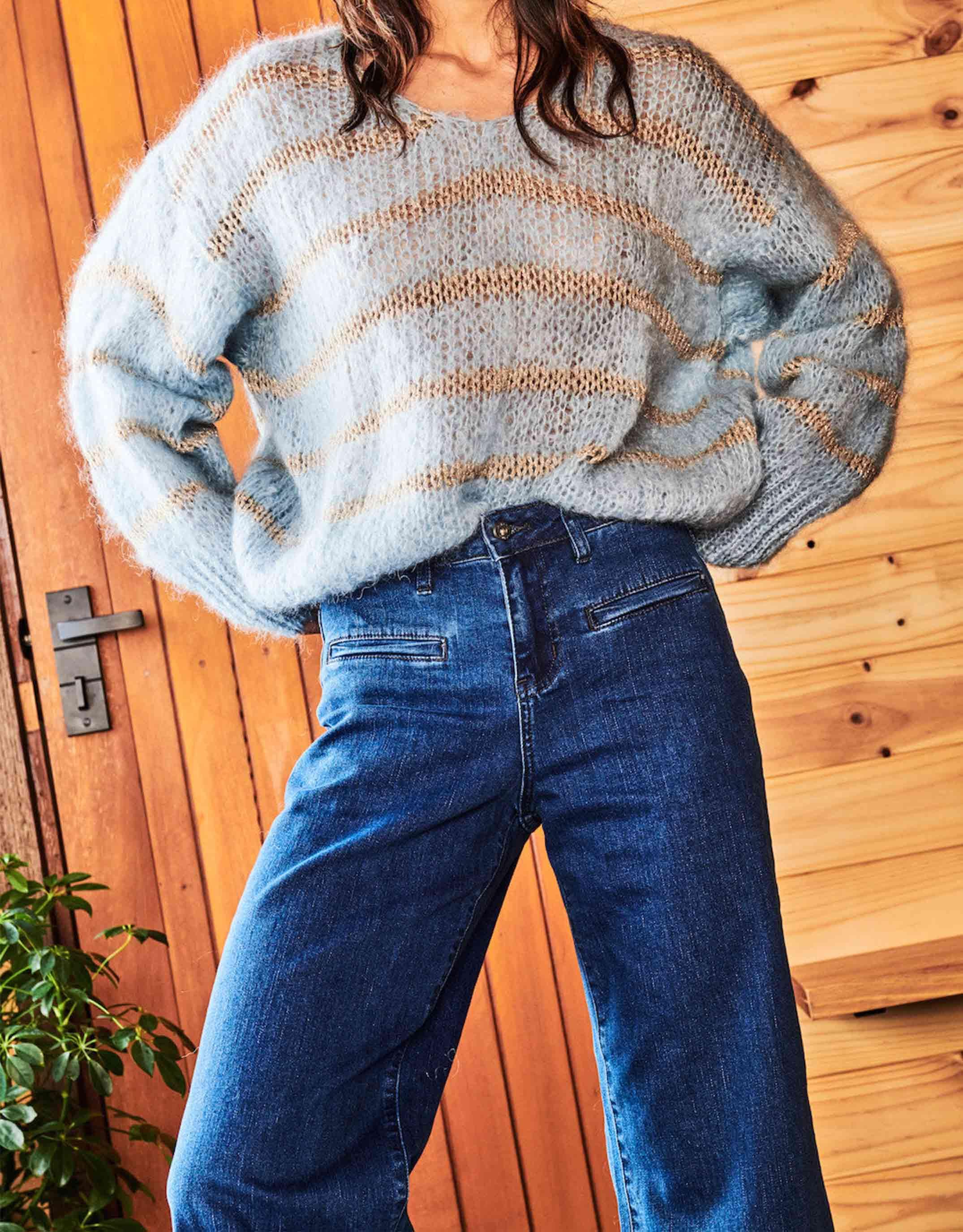 Jeans 2024 west knitwear