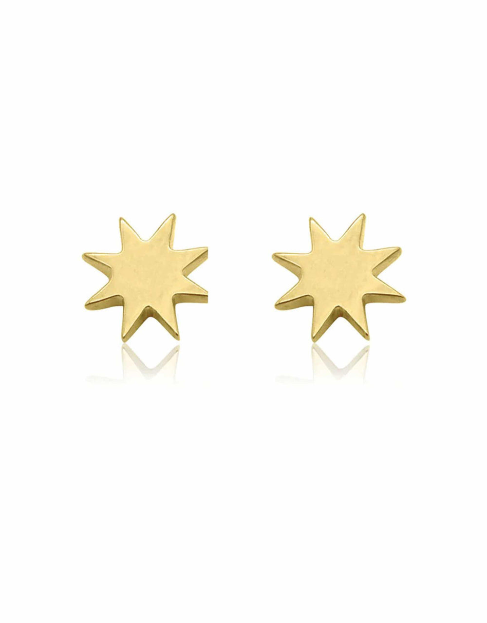 Linda Tahija Jewellery - Sol Stud Earrings - Gold - White & Co Living Accessories