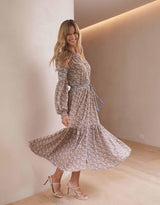 White & Co. - Fleur Midi Dress - Print - White & Co Living Dresses