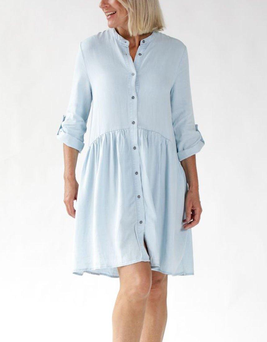 Frankie Dress - Chambray Sass Clothing