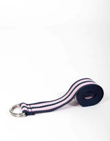 Buy Portsea D-Ring Belt - Navy/Pink White & Co. for Sale Online Australia