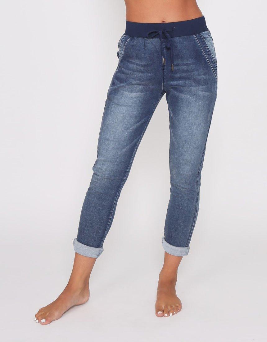 Soho Denim Jogger - Denim Leoni