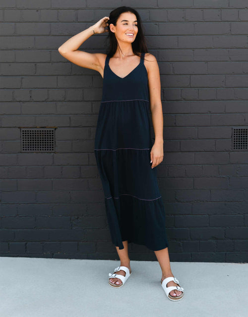 Venice Beach Dress - Navy - White & Co Living