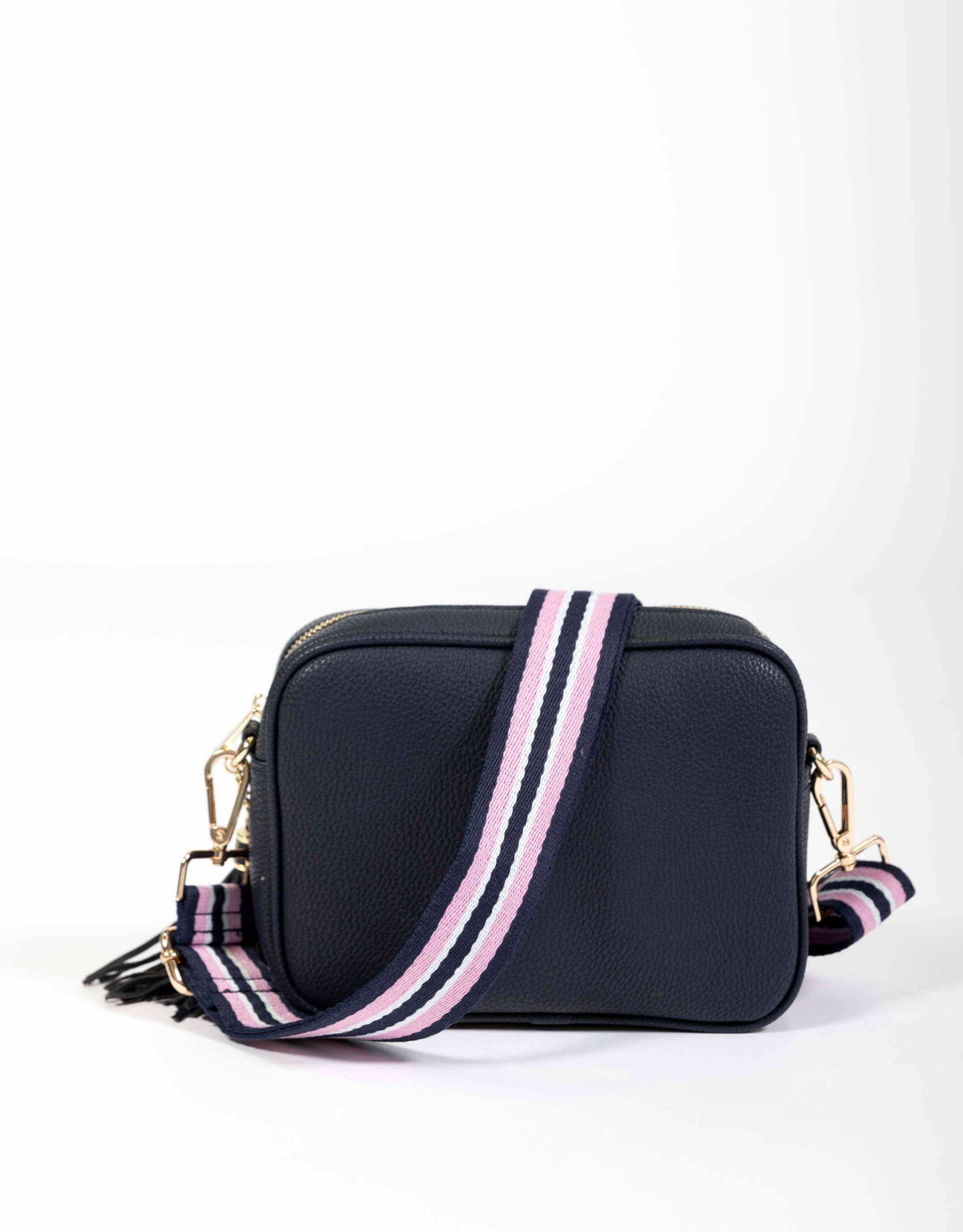 Pink and outlet navy bag