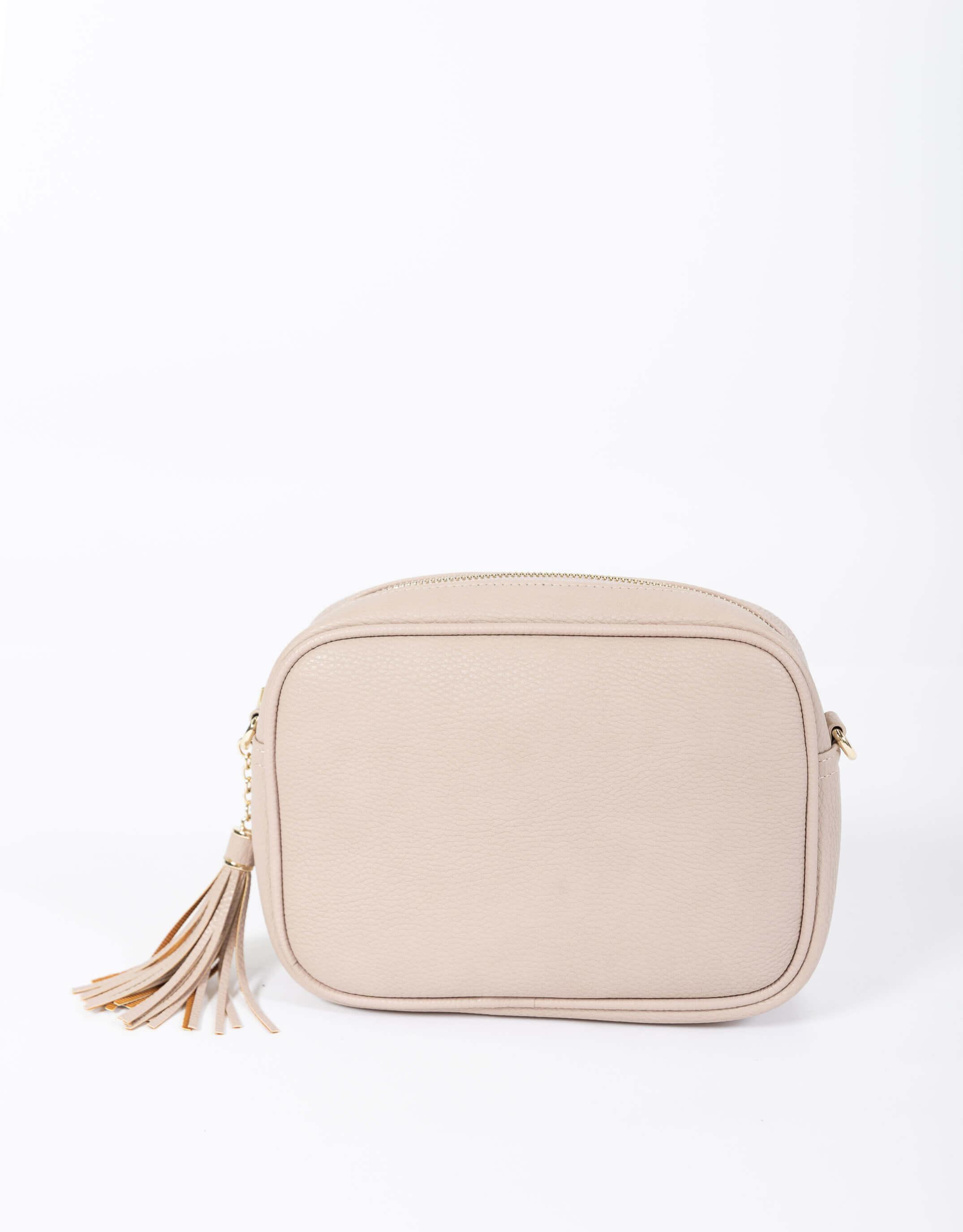 White & Co. - Zoe Crossbody Bag - Pink/Blue Stripe - White & Co Living Accessories